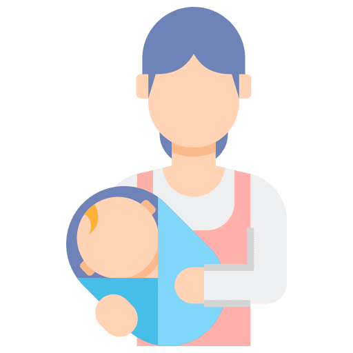 Babysitter infant professions and jobs babysitting icon