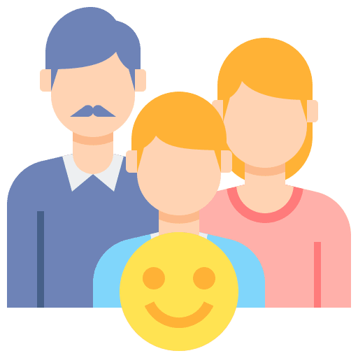 Parents parents behaviour son icon