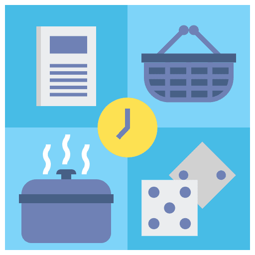 Activity time family organization icon