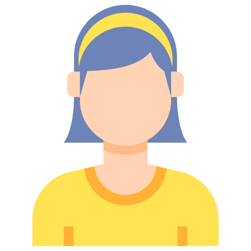 Girl girl caucasian profile icon