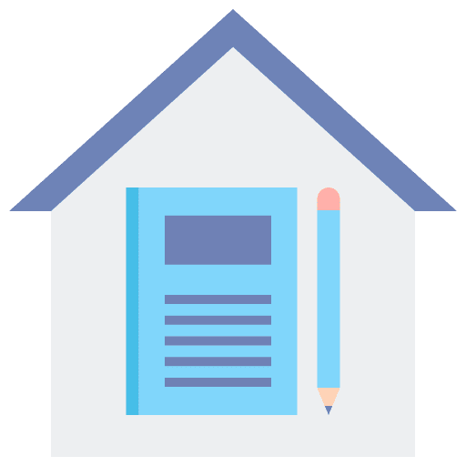 Homeschooling homeschooling homework book icon