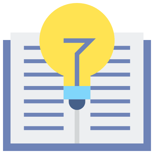 Learning book literature creativity icon