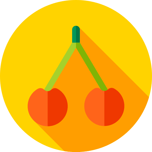 Cherry cherry fruit organic icon