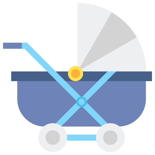 Pram children buggy pram icon