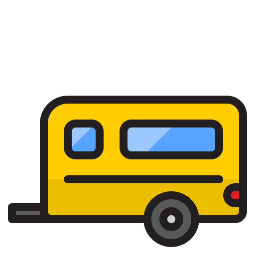 Caravan caravan trip vehicle icon