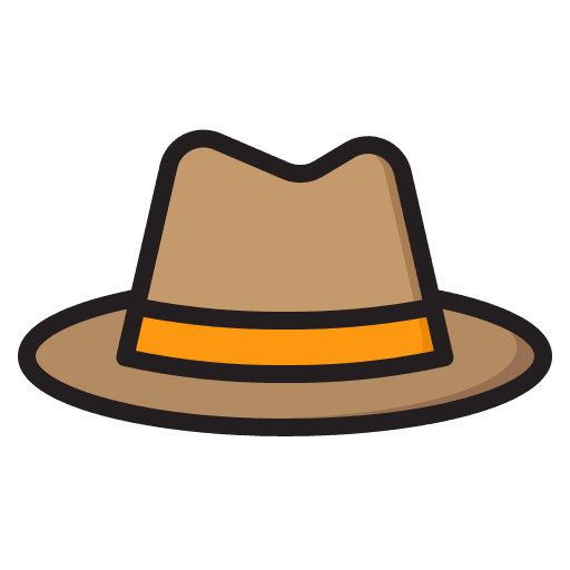 Hat accesories western cap icon