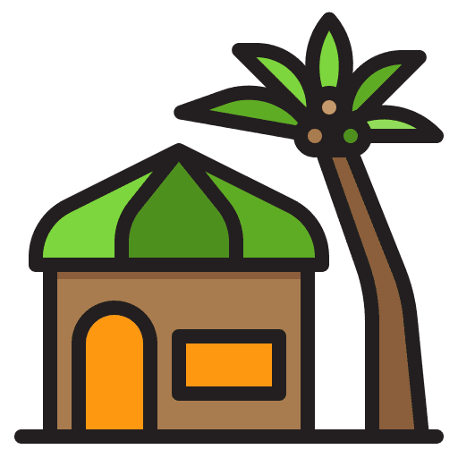 Resort resort terrace vacation icon