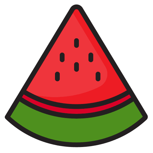 Watermelon food melon summer icon