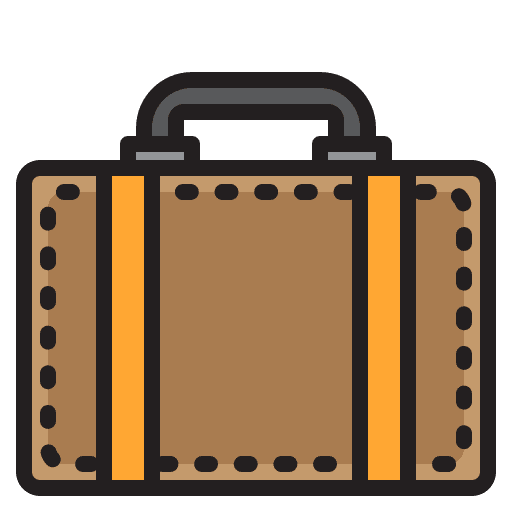 Baggage baggage luggage travelling icon