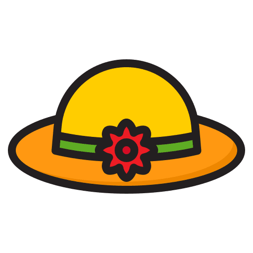 Hat holiday fashion hat icon