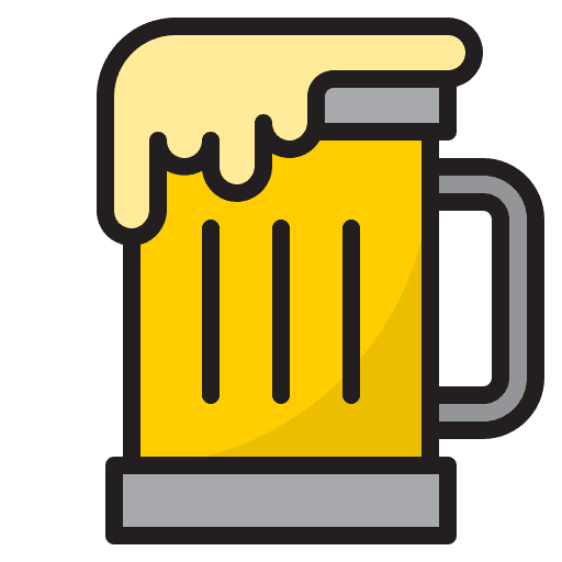 Beer pint of beer alcohol food and restaurant icon