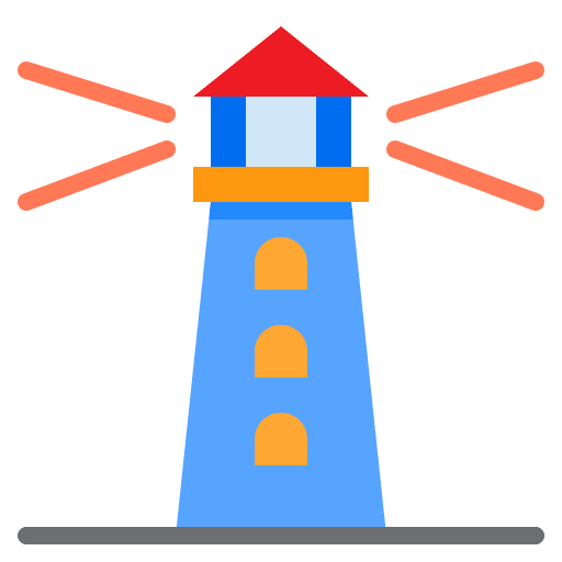 Lighthouse cultures lighthouse beacon icon
