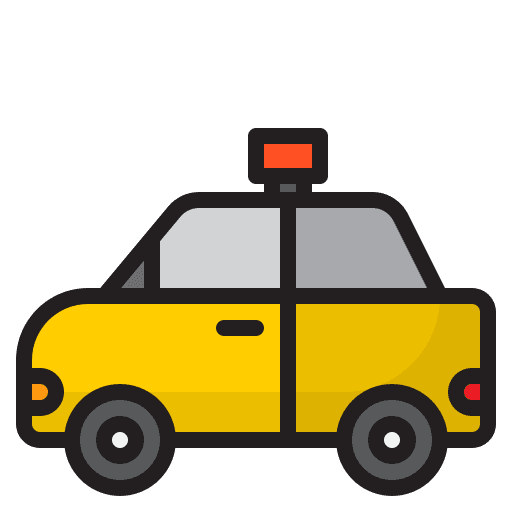 Taxi taxi vehicle public transport icon