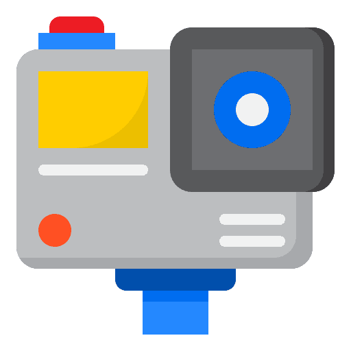 Action camera travel photograph capture icon Action camera travel photograph capture icon