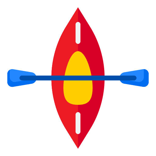 Canoe travel transportation outdoors icon Canoe travel transportation outdoors icon
