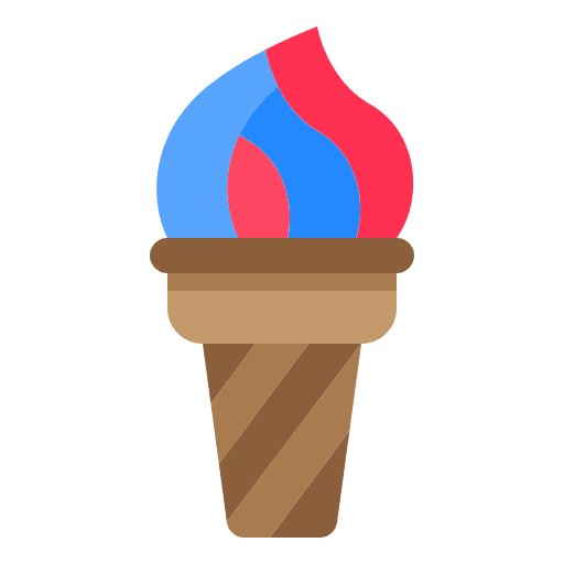 Ice cream dessert cone summer icon Ice cream dessert cone summer icon