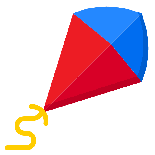 Kite fun toy kite icon Kite fun toy kite icon