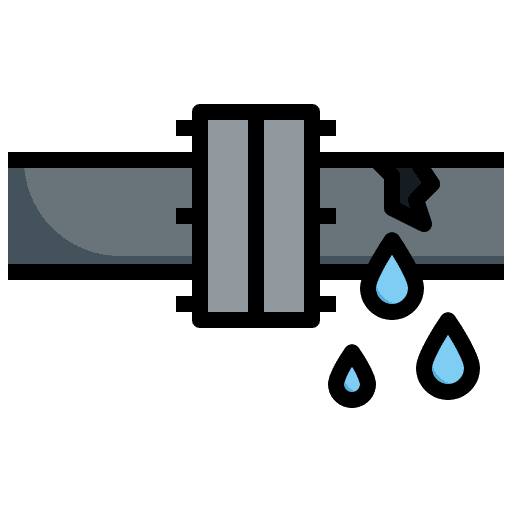 Plumbering damage construction and tools plumbering icon Plumbering damage construction and tools plumbering icon