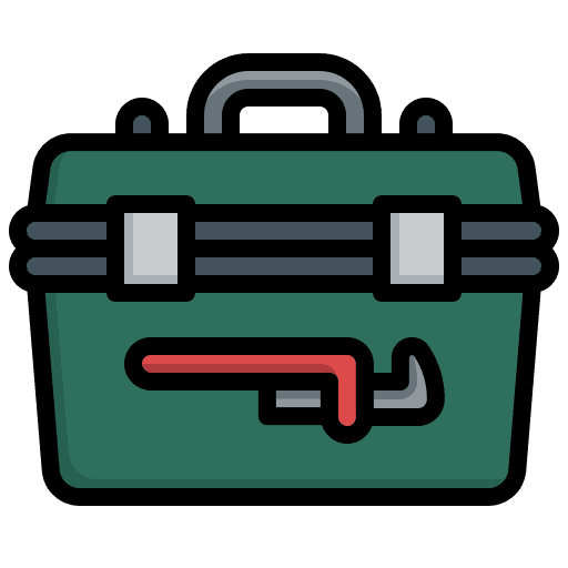Tool box repair tools hammer construction and tools icon Tool box repair tools hammer construction and tools icon
