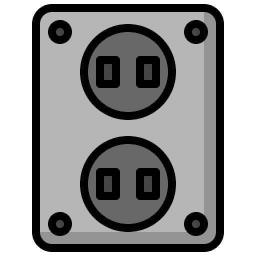 Power strip multiple socket outlet icon Power strip multiple socket outlet icon