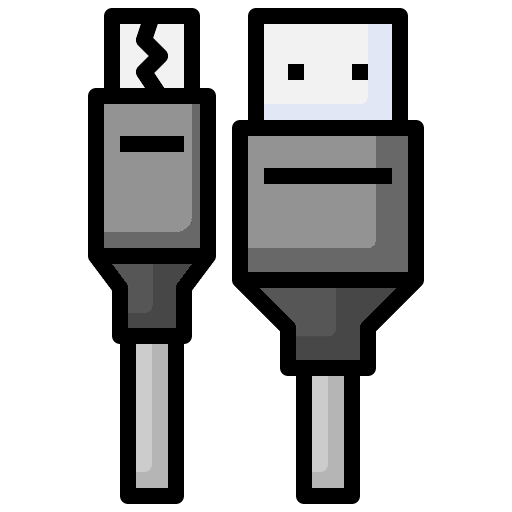 Usb charger technology usb charger connection icon