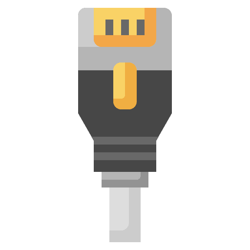 Ethernet connection device cable icon