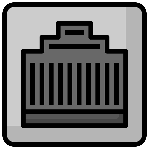 Modem device network cable networking icon Modem device network cable networking icon