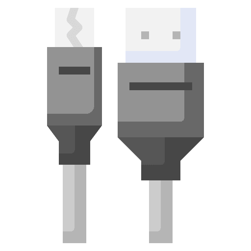 Usb charger charging cable computer icon