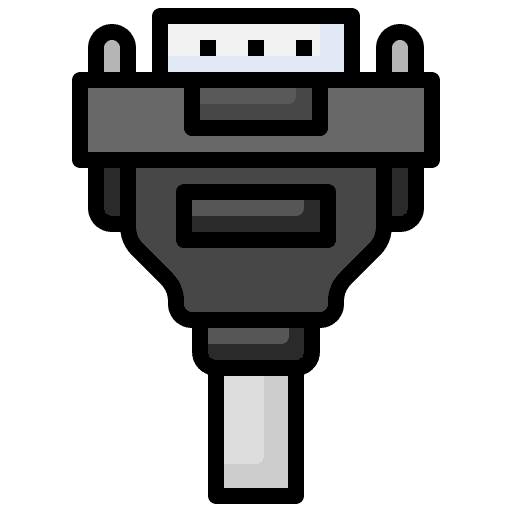 Vga cable jack cable jack connector technology icon Vga cable jack cable jack connector technology icon