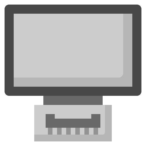 Display multimedia technology electronic icon Display multimedia technology electronic icon