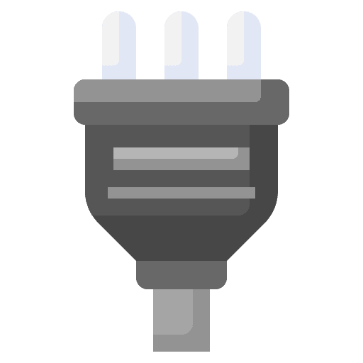 Plug electrical charging socket icon Plug electrical charging socket icon