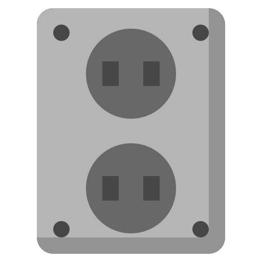 Power strip socket multiple outlet icon Power strip socket multiple outlet icon
