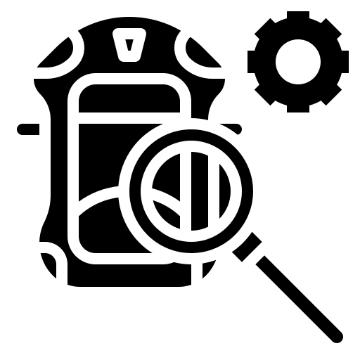 Data analysis research transportation car service icon