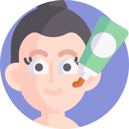 Cream cream face beauty icon