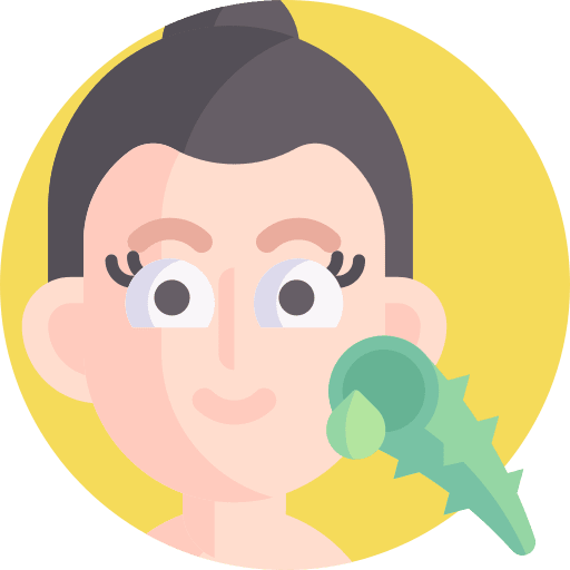 Aloe vera beauty aloe vera face icon
