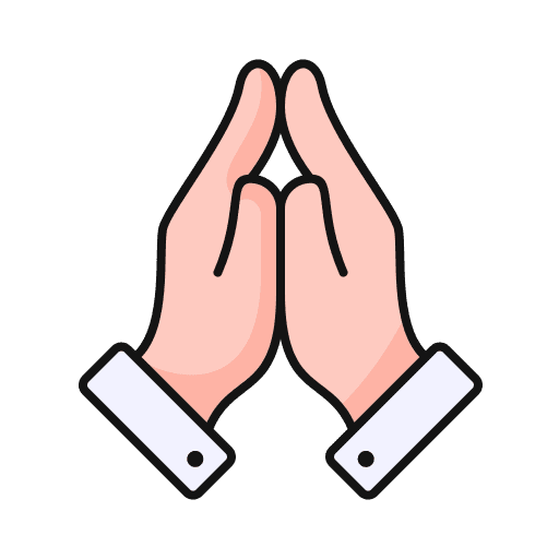 Pray pray hand gestures icon Pray pray hand gestures icon