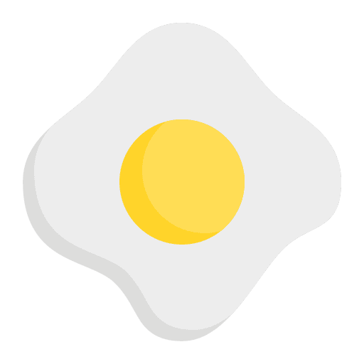 Fried egg food and restaurant organic protein icon Fried egg food and restaurant organic protein icon