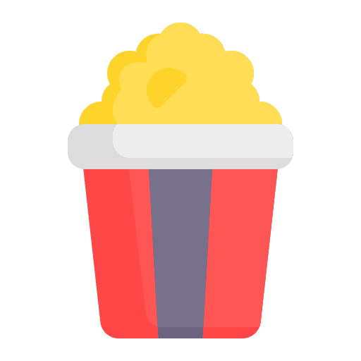 Popcorn popcorn entertainment snack icon