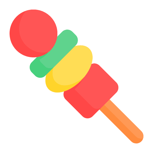 Satay asian food skewer satay icon