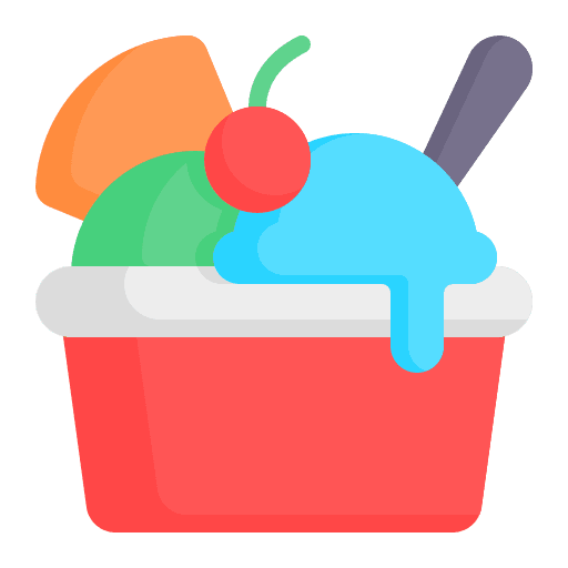 Sundae dessert ice cream sweet icon Sundae dessert ice cream sweet icon