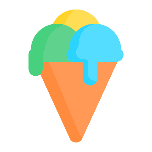 Ice cream cone food and restaurant ice cream cone dessert icon Ice cream cone food and restaurant ice cream cone dessert icon
