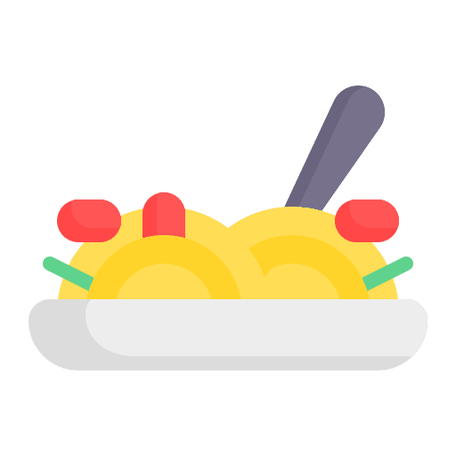 Spaghetti fork food and restaurant pasta icon Spaghetti fork food and restaurant pasta icon