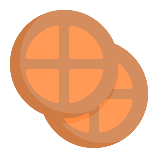 Waffle bakery food and restaurant sweet food icon Waffle bakery food and restaurant sweet food icon