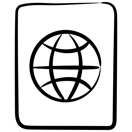 Passport identity passport identification icon Passport identity passport identification icon