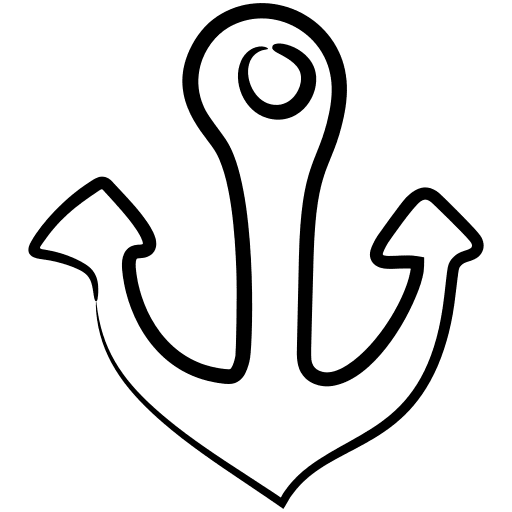 Anchor symbol transportation sailing icon Anchor symbol transportation sailing icon
