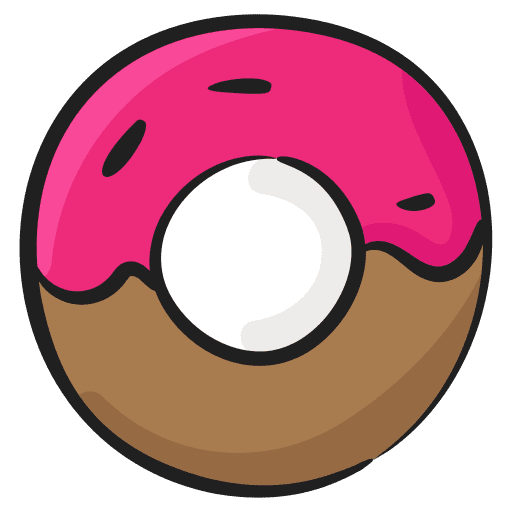 Donut food and restaurant dessert doughnut icon