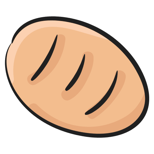 Loaf food loaf food and restaurant icon