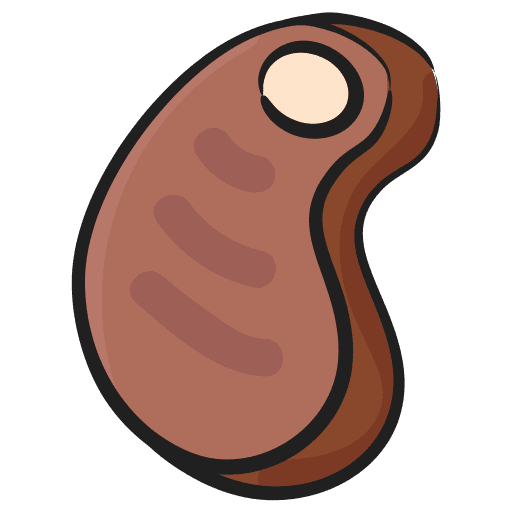 Steak raw meat steak food and restaurant icon