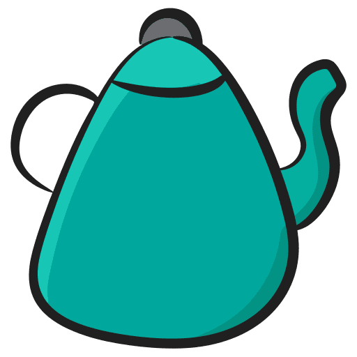 Tea pot kitchen kitchenware kettle icon