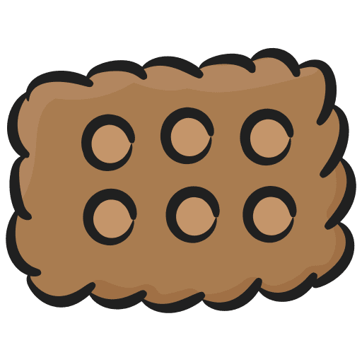 Biscuit cookie bakery sweet icon